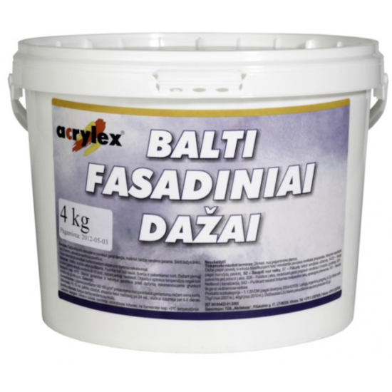 Dažai fasadiniai Acrylex 15kg